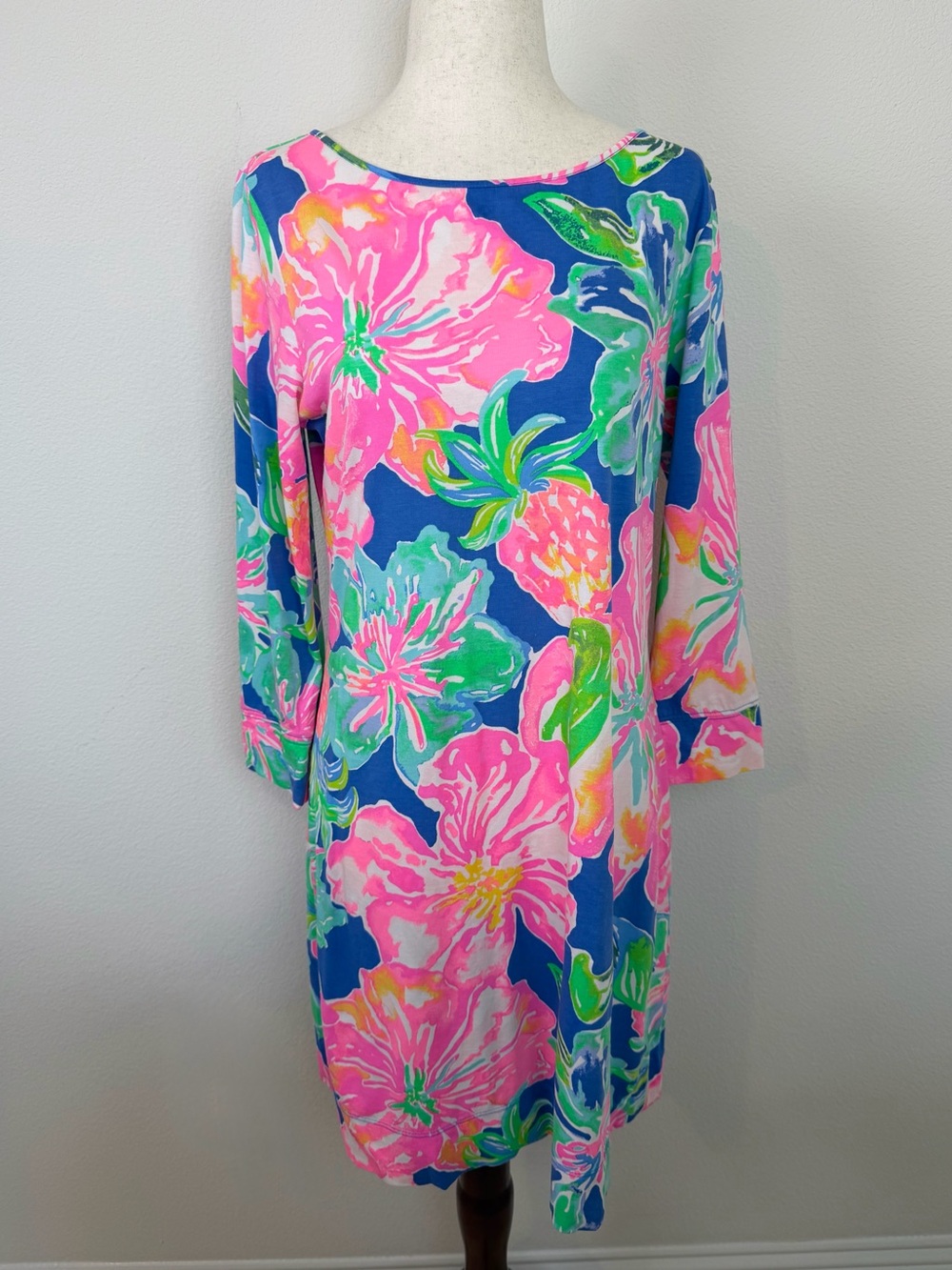 Lilly Pulitzer Beckon Blue Marlowe Dress in  Jungle Utopia - Picture 2 of 10
